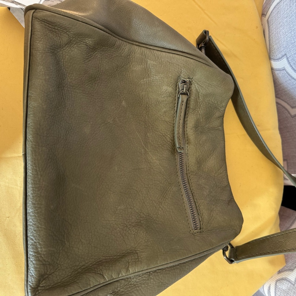 American Leather green leather hobo. Great used condition. - Picture 6 of 6